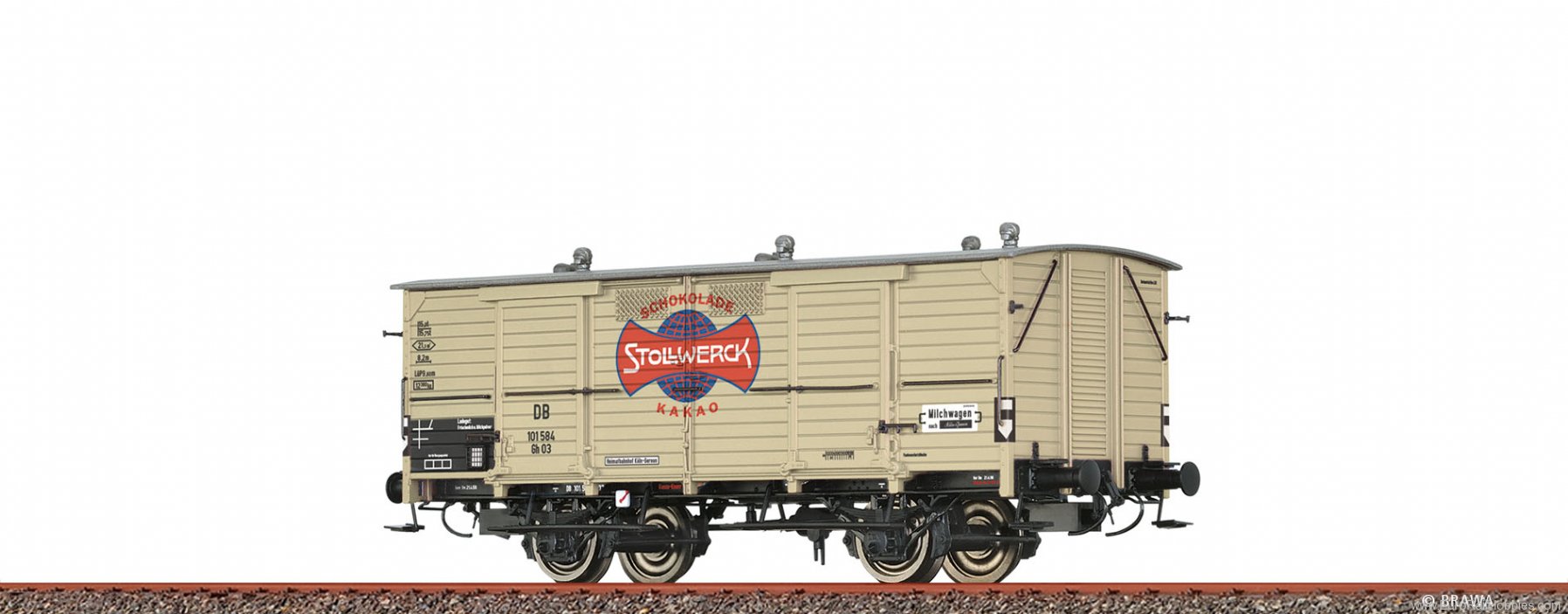 Brawa 50355 DB Milk Car Gh03 Stollwerck