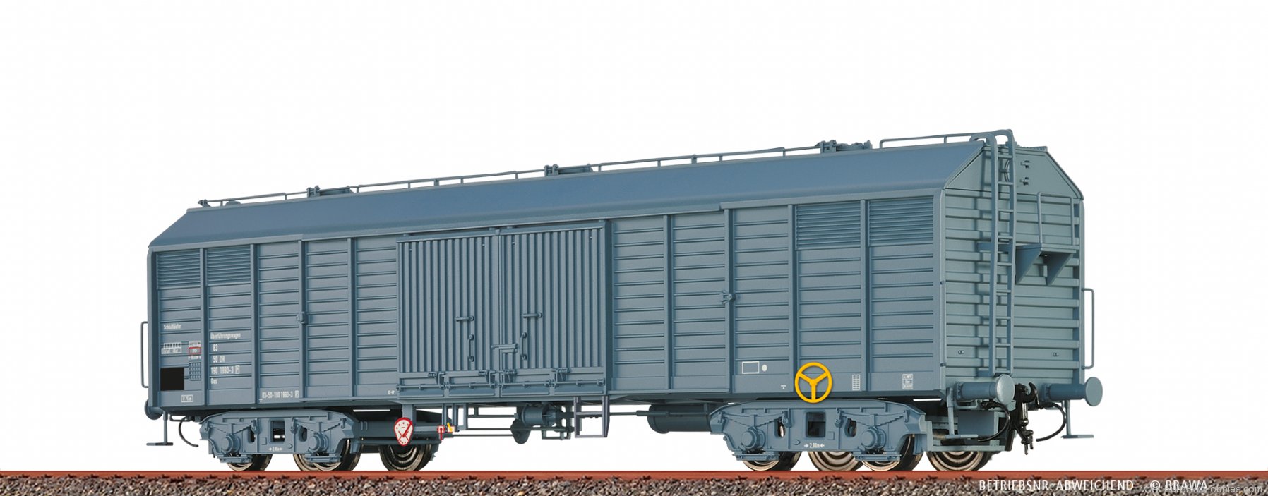 Brawa 50408 Covered Freight Car Gas DR