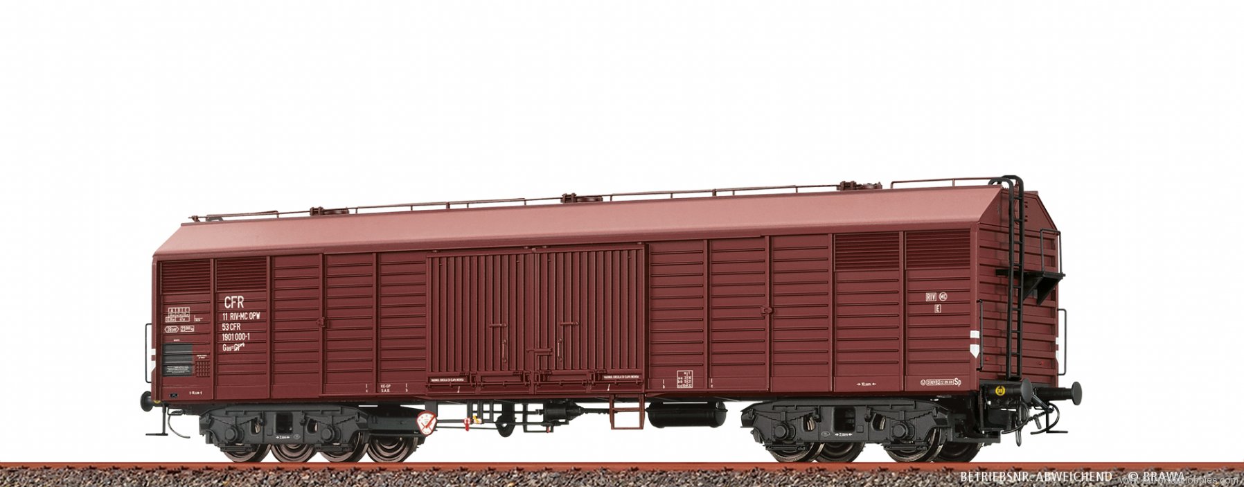 Brawa 50409 Covered Freight Car Gas CFR