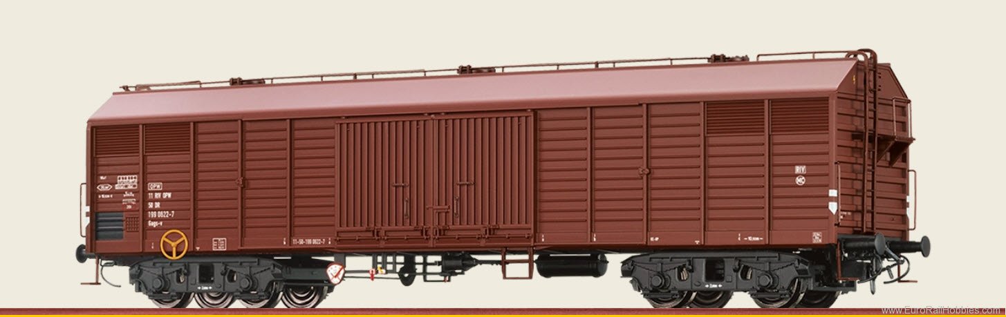 Brawa 50414 DR Covered Freight Car Gags-v Road no.: 11 50