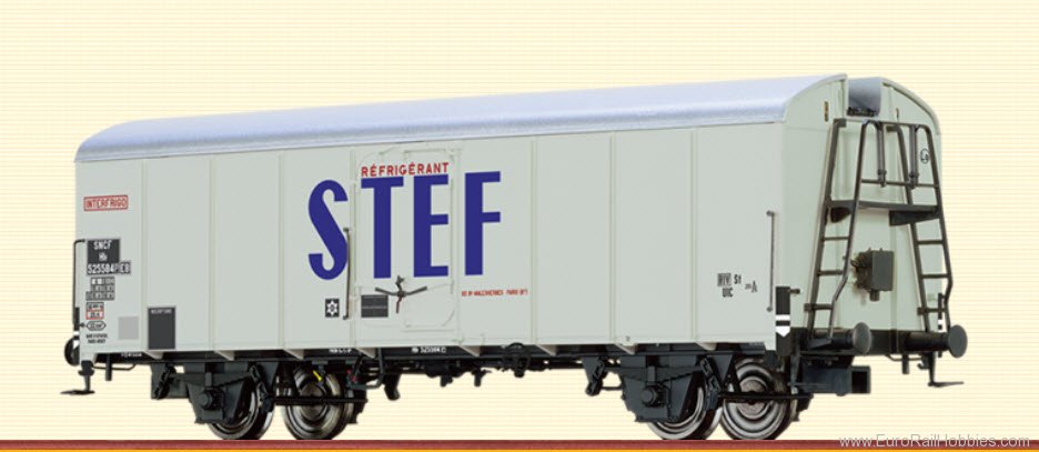 Brawa 50516 Refrigerator Car UIC Standard 1 Hlv STEF SNCF