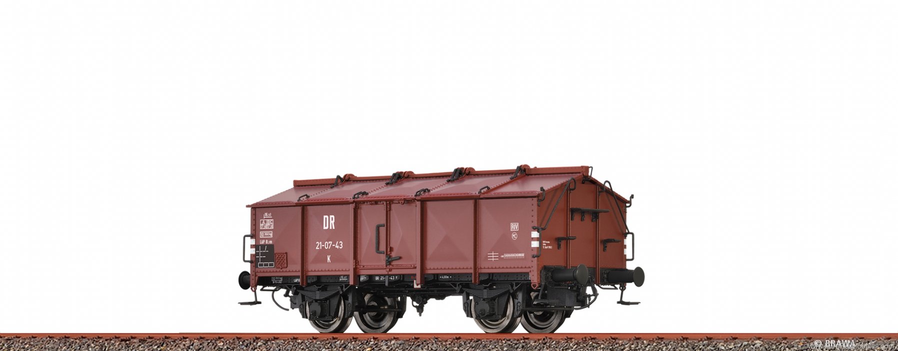 Brawa 50550 H0 Freight Car K DR, III