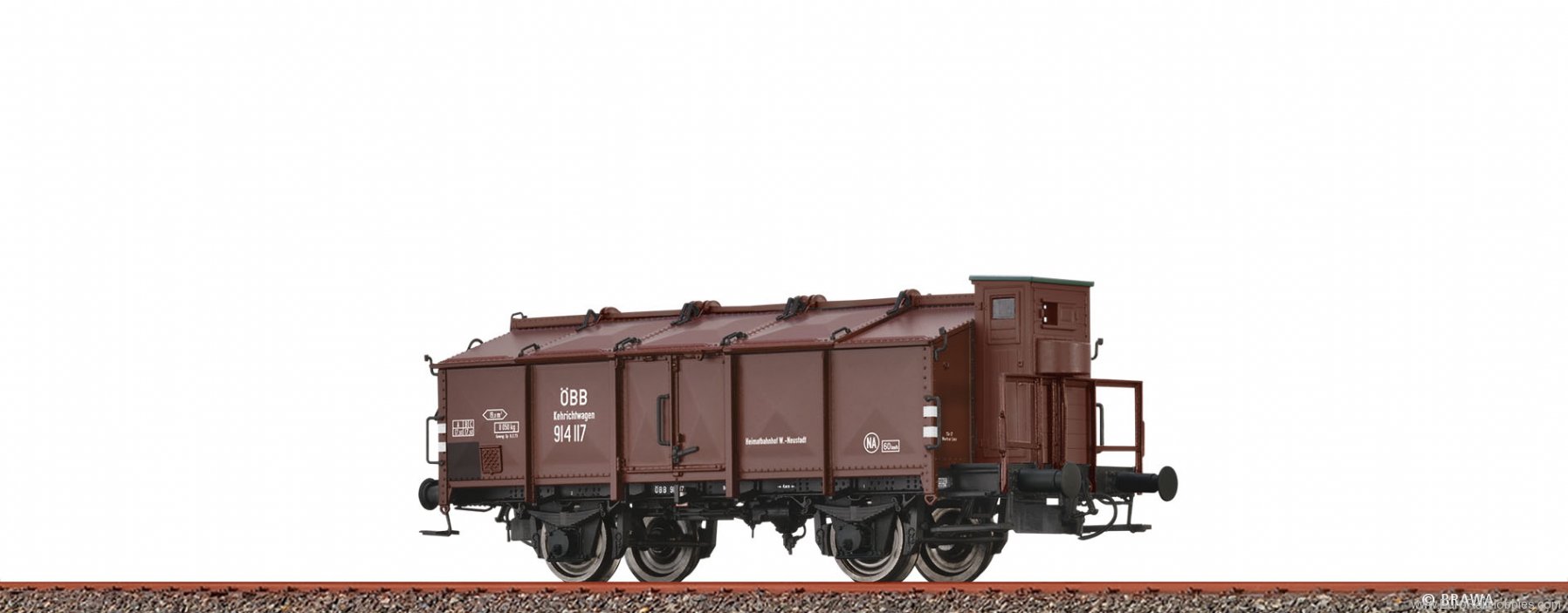 Brawa 50556 Lidded Freight Car K25 ÃBB