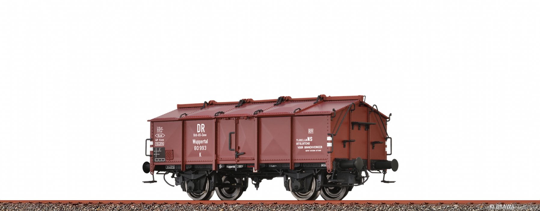 Brawa 50568 Lidded Freight Car K NS