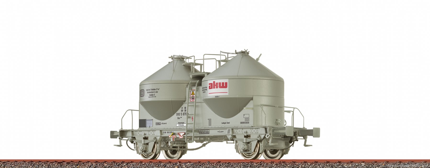 Brawa 50571 Special Freight Car Ucs908 akw DB AG Road no.
