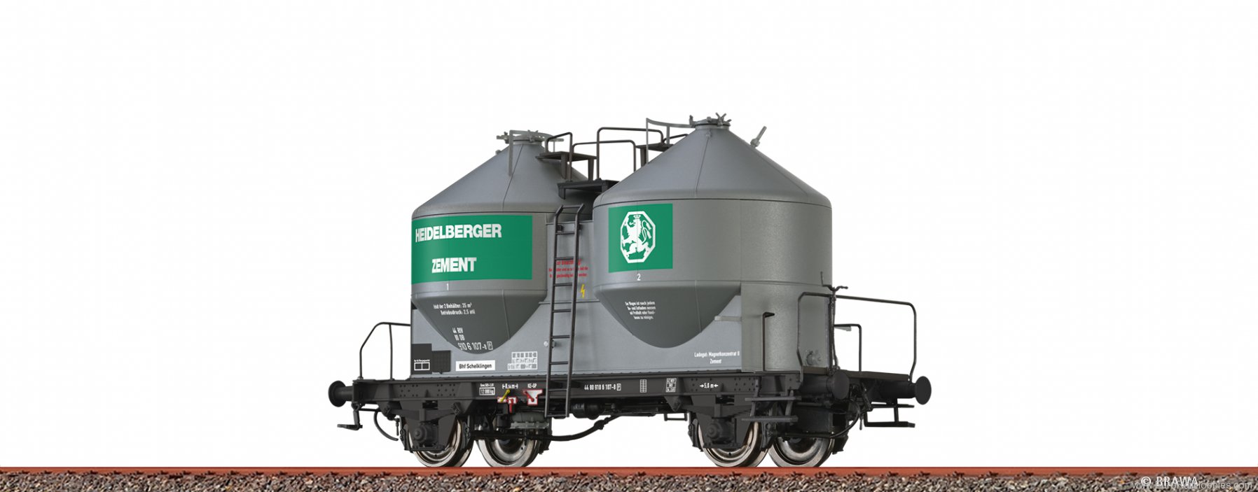 Brawa 50578 H0 Freight Car Kds 54, DB, IV, Heidelberger Z