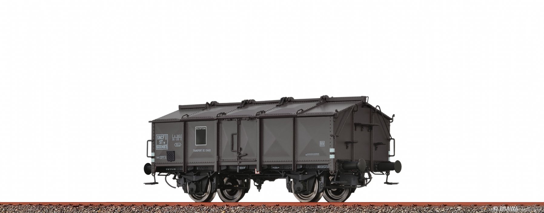 Brawa 50644 Lidded Freight Car STw SNCF