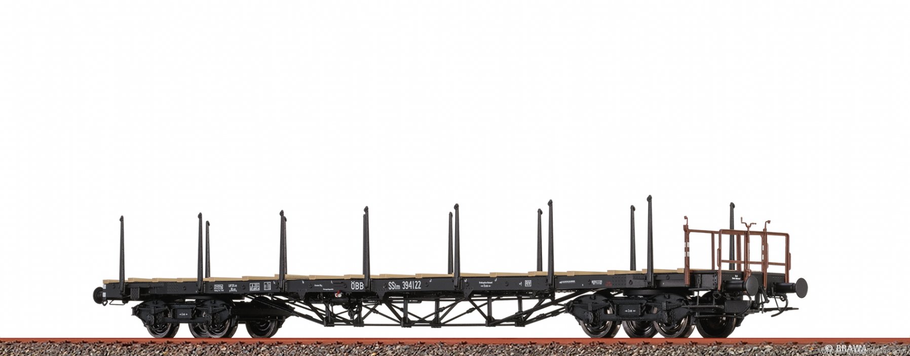 Brawa 50656 Heavy Duty Freight Car SS ÃBB