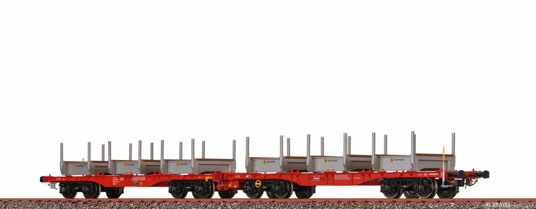 Brawa 50665 Flat Car Sggrrs ÃBB
