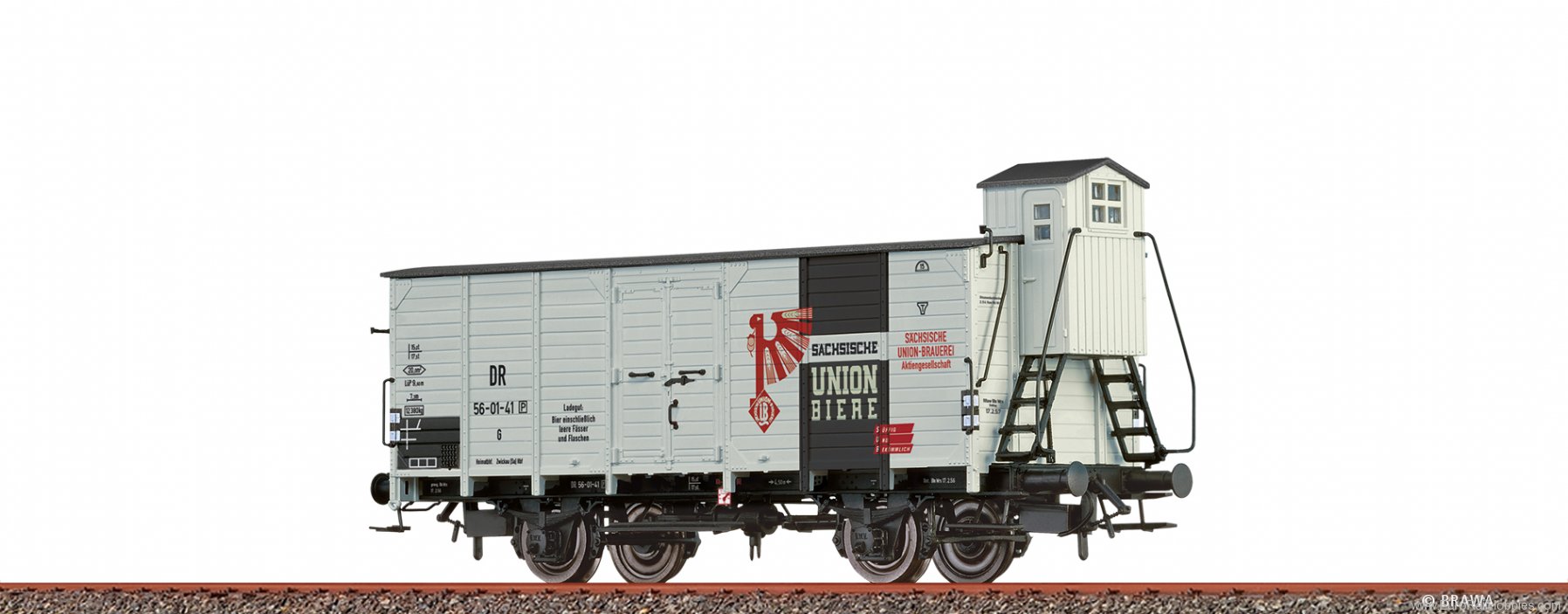 Brawa 50705 Covered Freight Car G10 SÃ¤chsische Union B