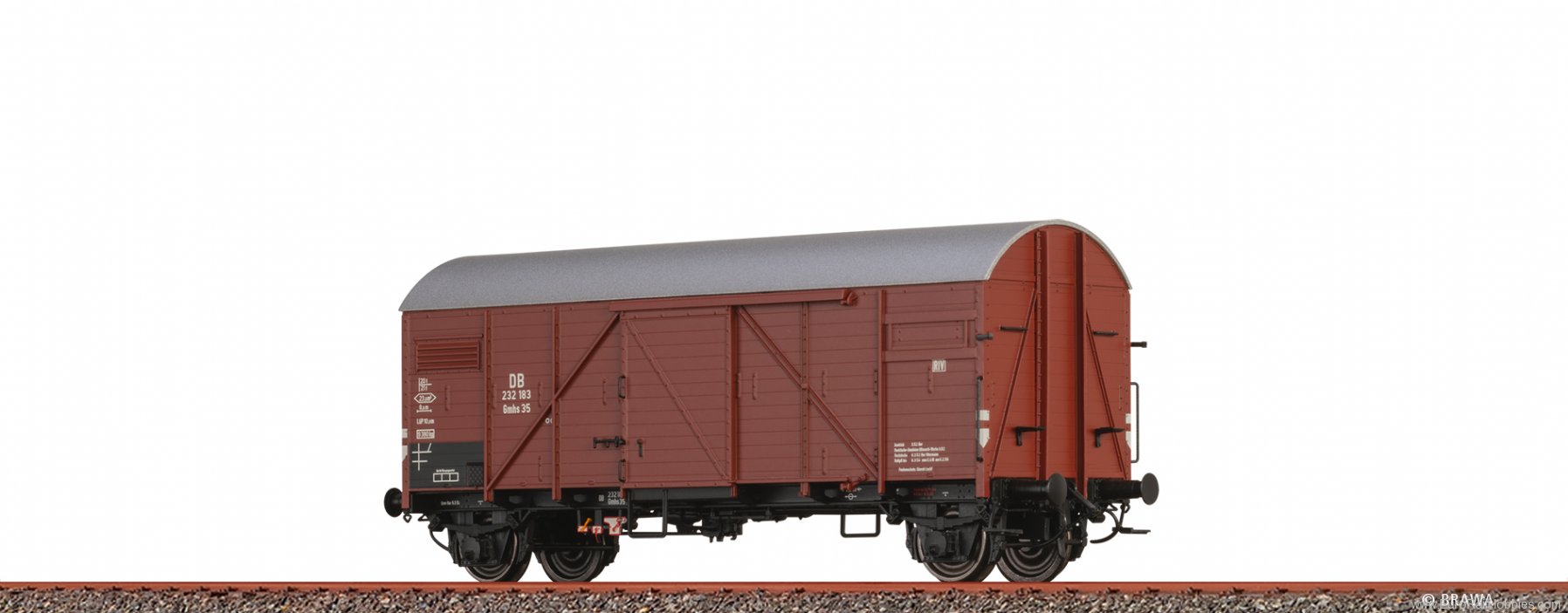 Brawa 50720 Covered Freight Car Gmhs35 DB