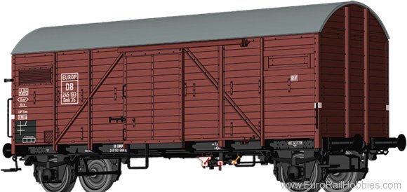 Brawa 50721 Covered Freight Car Gmhs35 EUROP DB