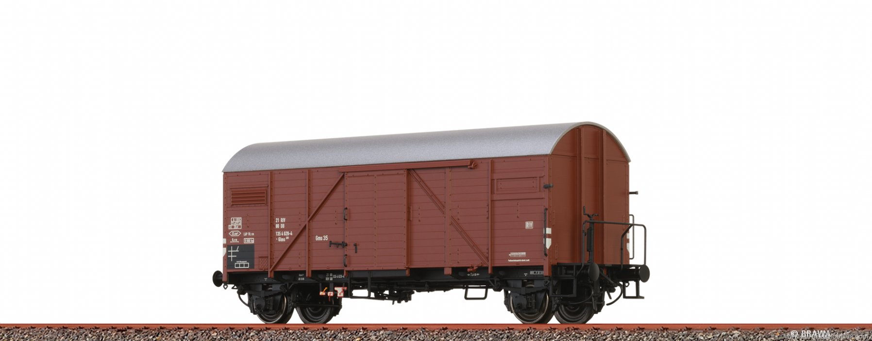 Brawa 50723 Covered Freight Car Glms201 DB