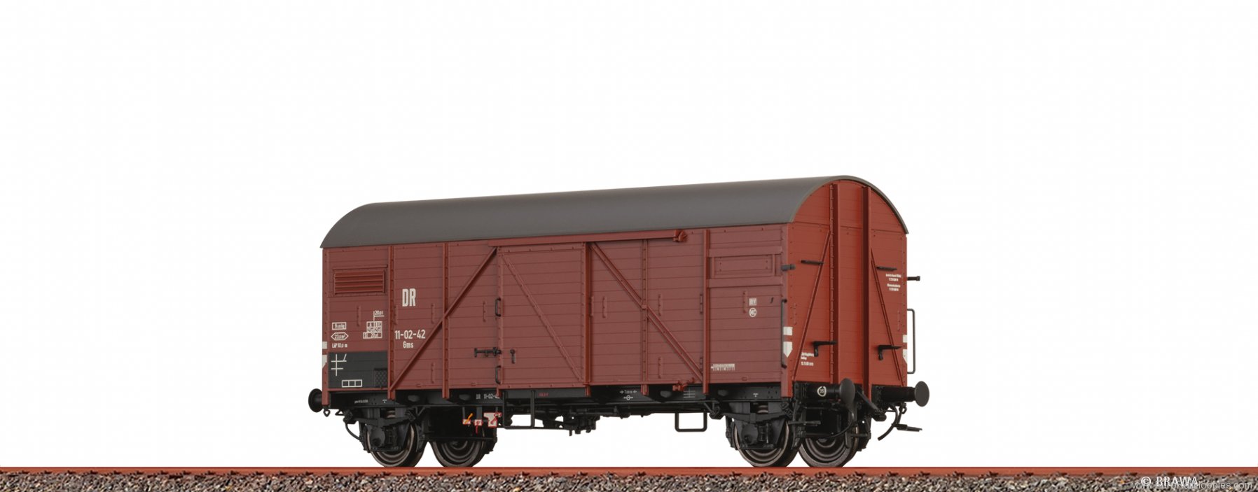 Brawa 50724 Covered Freight Car Gms DR