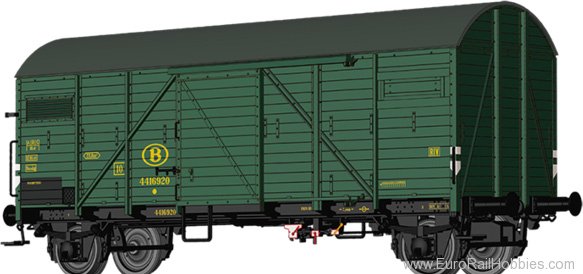 Brawa 50731 Covered Freight Car Gmhs SNCB