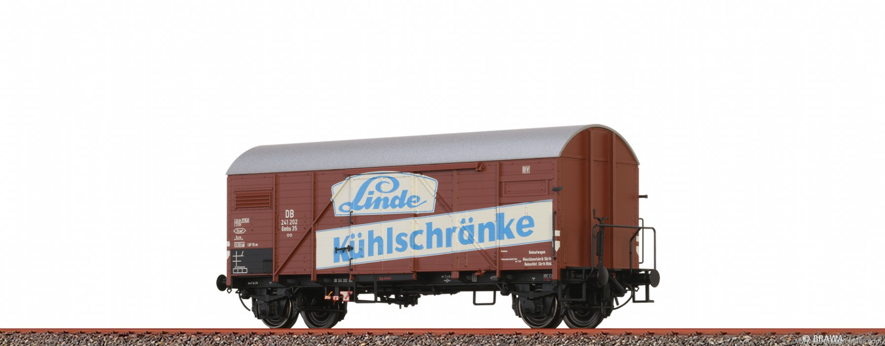 Brawa 50733 Covered Freight Car Gmhs35 Linde DB