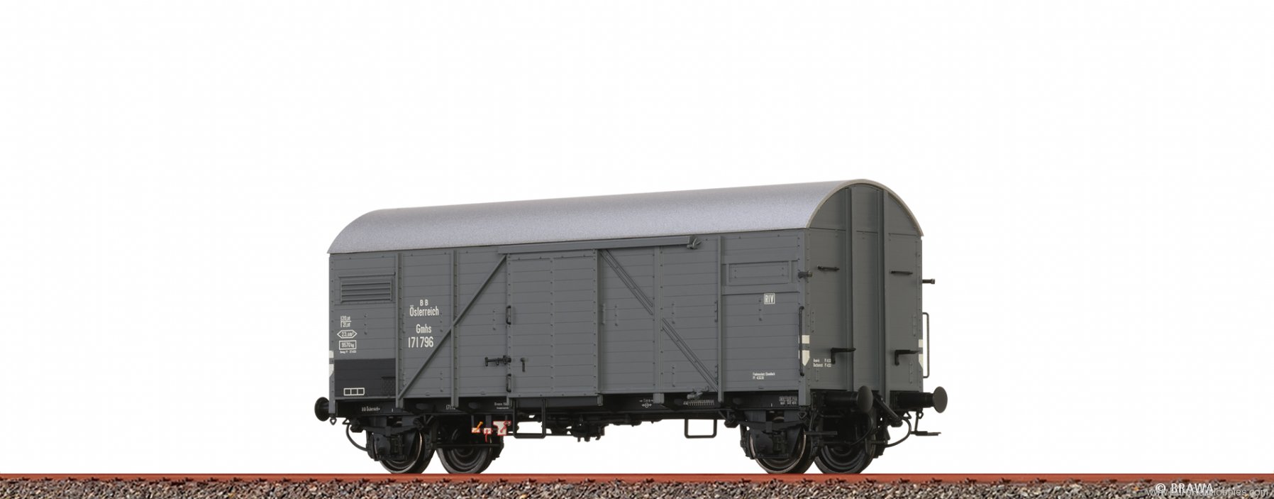 Brawa 50735 Covered Freight Car Gmhs BBÃ