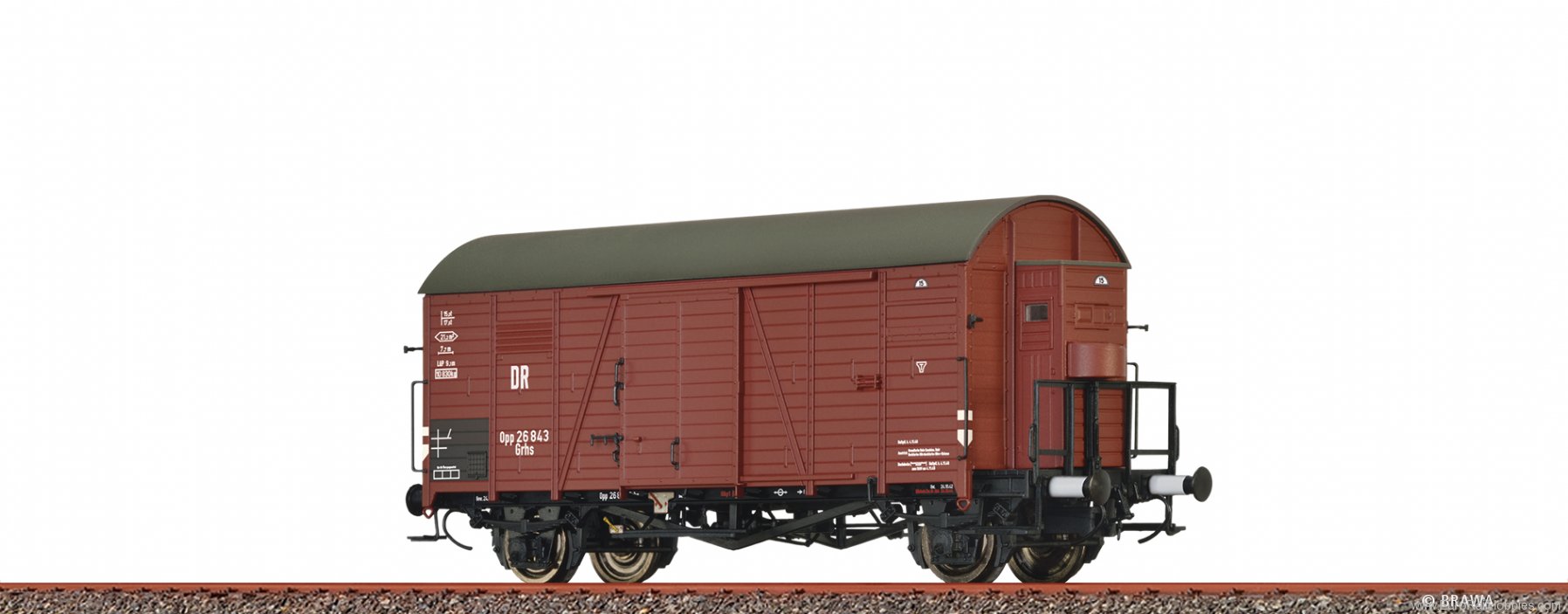 Brawa 50743 Covered Freight Car Grhs DRG