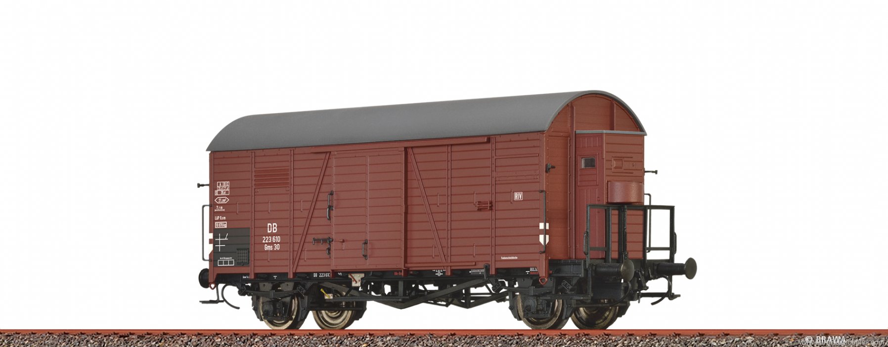 Brawa 50744 Covered Freight Car Gms30 DB
