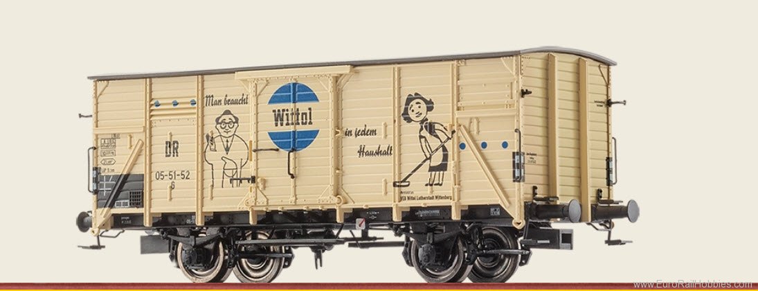 Brawa 50790 DR Covered freight wagon G 'Wittol' Road numb