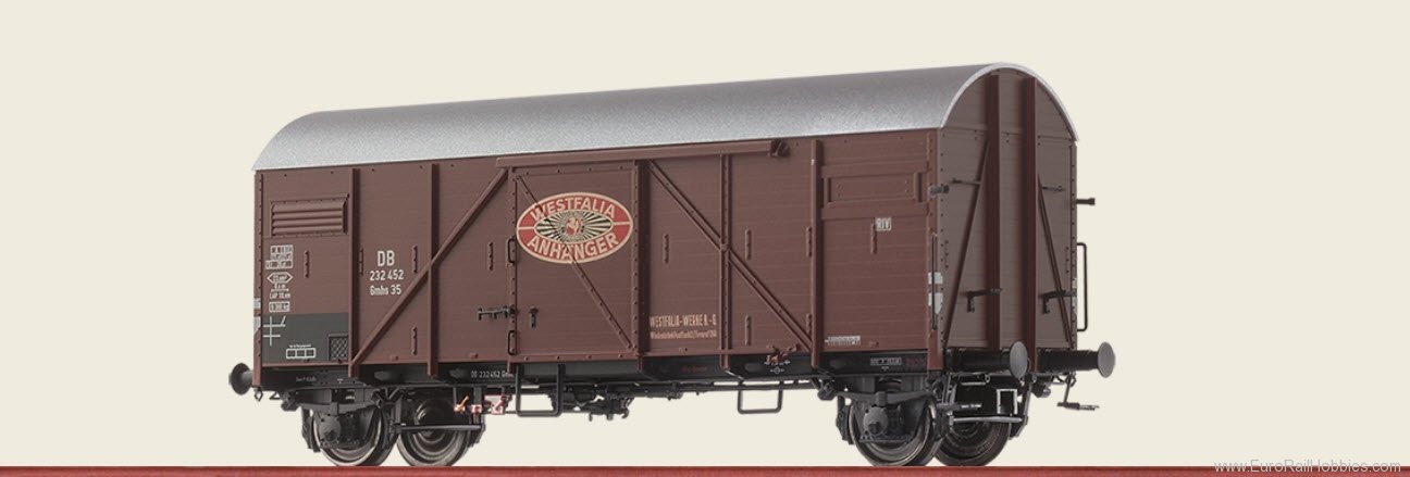 Brawa 50804 DB Covered freight car Gmhs 35 'Westfalia' Ro