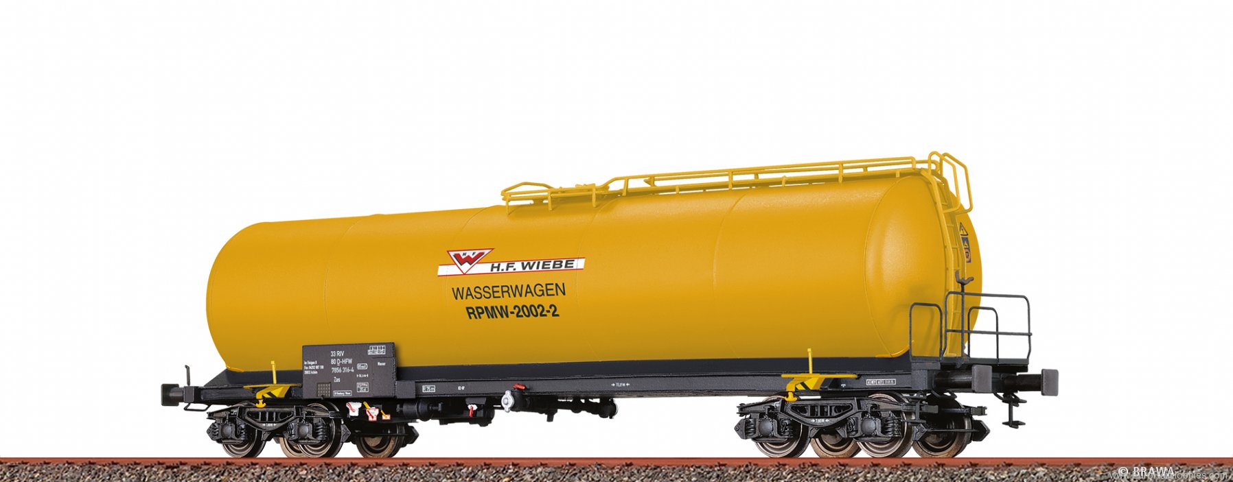 Brawa 50807 Tank Car Zas Wasserwagen Wiebe