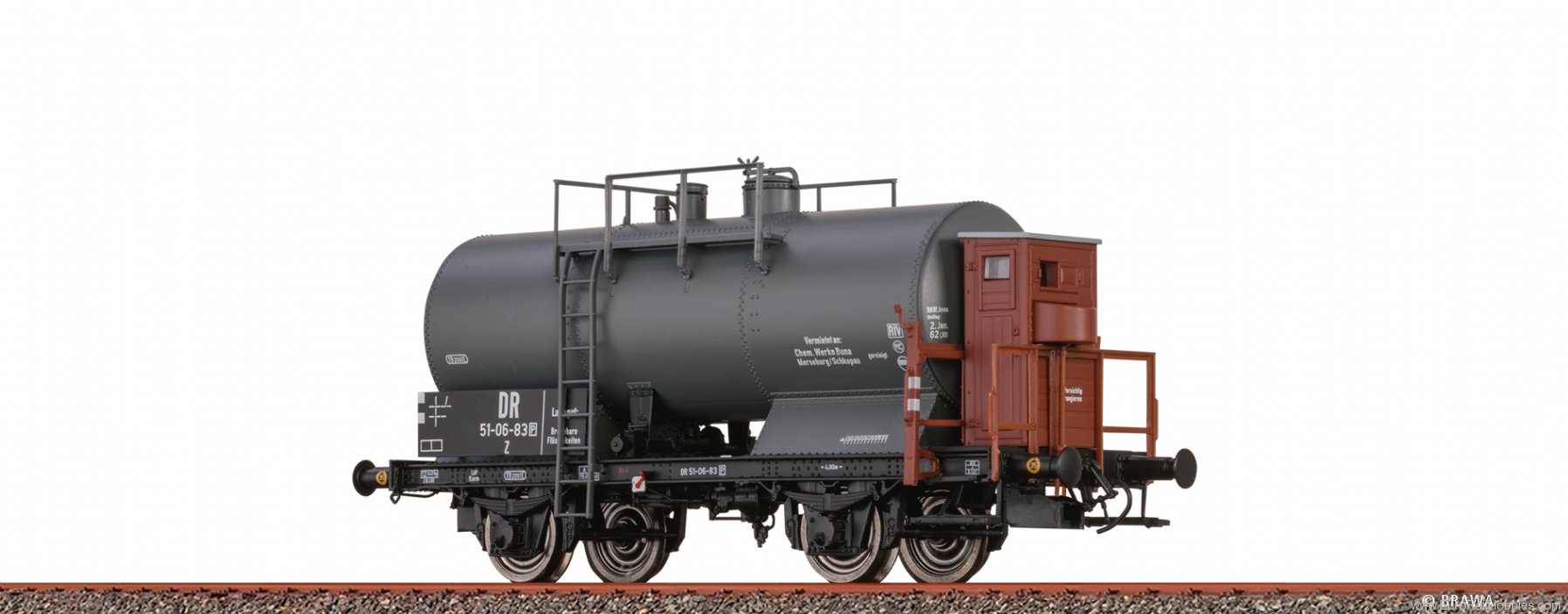 Brawa 50853 Tank Car 2-axle Zw DR