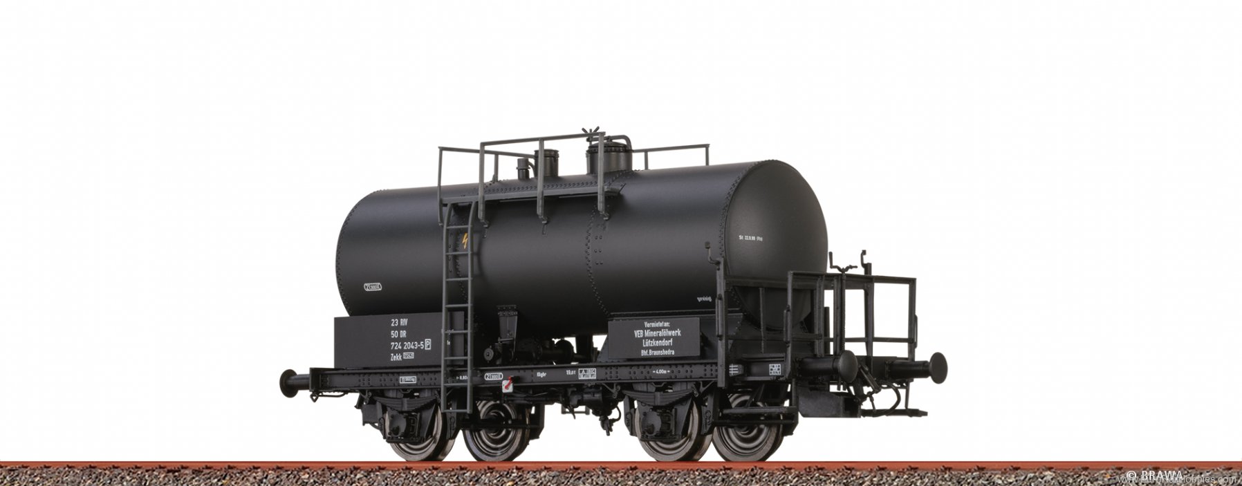 Brawa 50854 Tank Car 2-axle Zekk[7242] DR