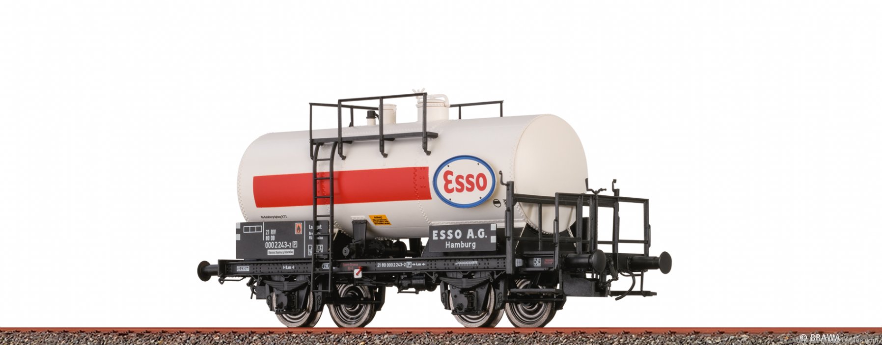 Brawa 50855 Tank Car 2-axle Z[P] Esso DB
