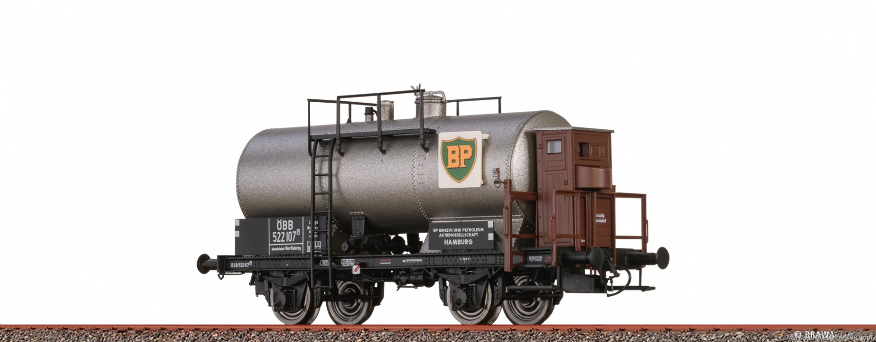 Brawa 50857 Tank Car 2-axle Z[P] BP ÃBB