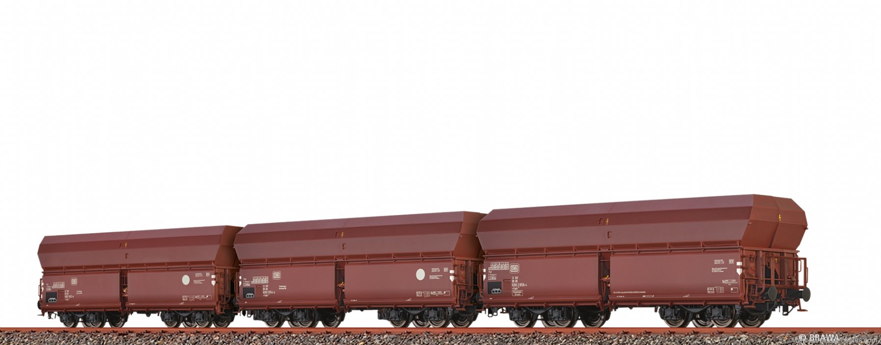 Brawa 50877 Bulk Goods Cars Fads 175 und Fals 175 DB AG, 