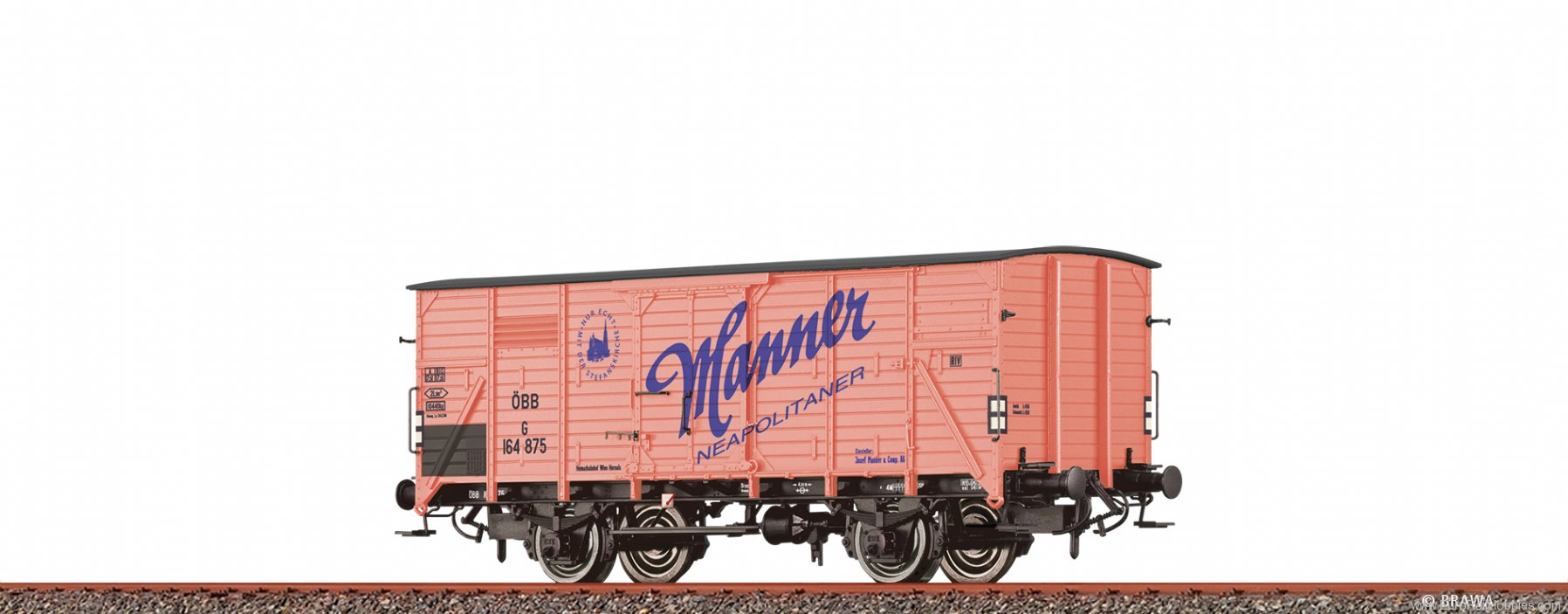 Brawa 50904 ÃBB Covered Freight Car G 'Manner'