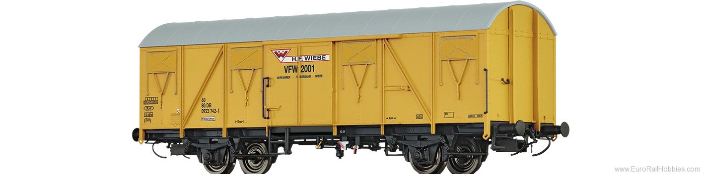 Brawa 50908 BRAWA Covered Freight Car Gos245 Wiebe