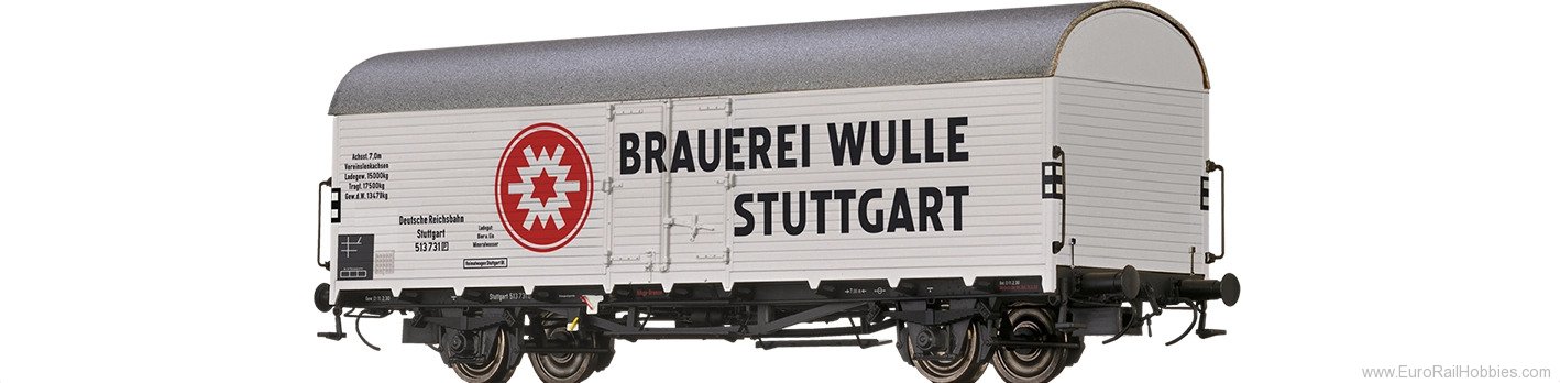 Brawa 50952 BRAWA DRG Refrigerator Car Tnfhs38 'Brauerei 