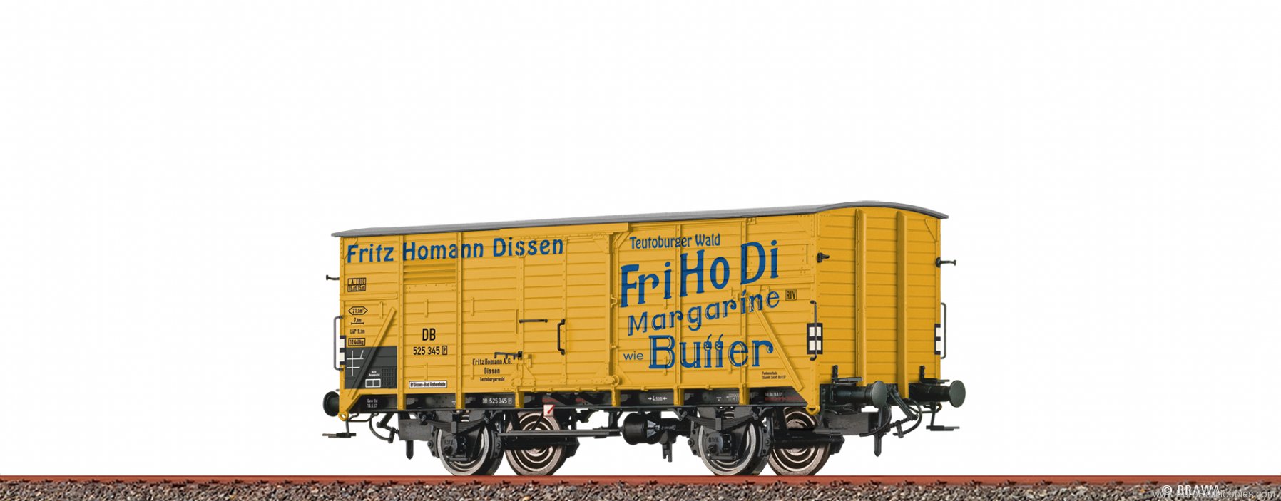 Brawa 50956 DB Covered Freight Car G10 'Fritz  mann'