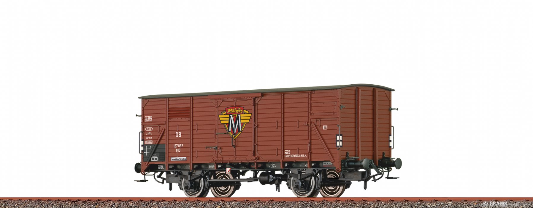Brawa 50959 Covered Freight Car G10 Maico DB