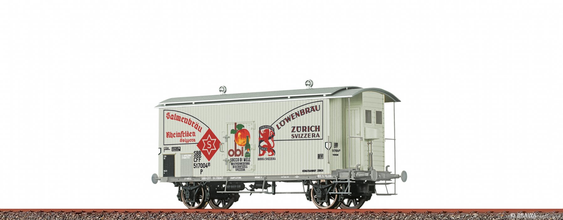 Brawa 50972 Covered Freight Car K2 âSalmenbrÃ¤uâ