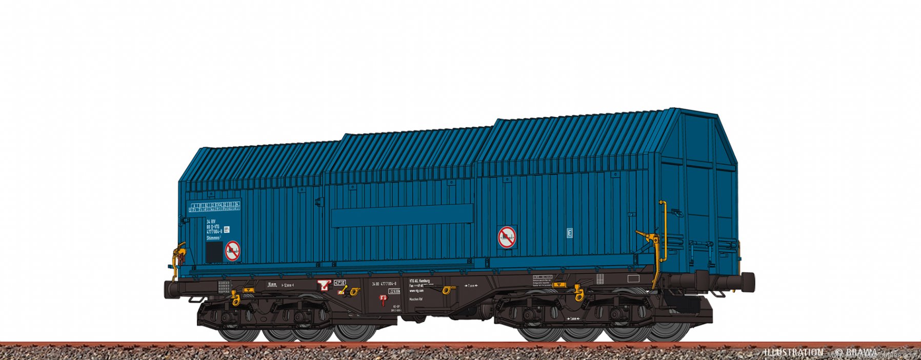 Brawa 51020 Covering Hood Car Shimmns2 VTG