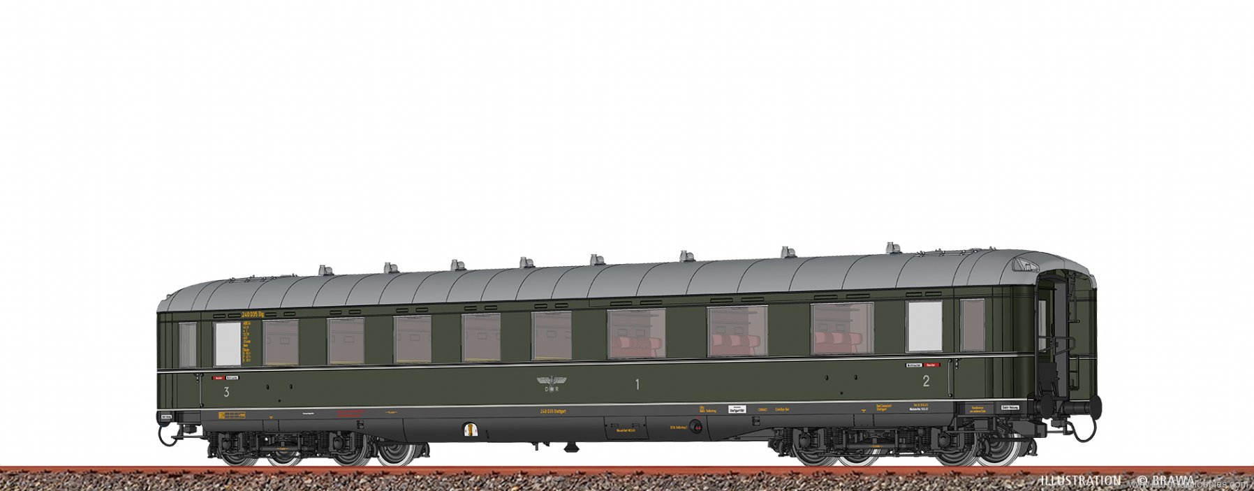 Brawa 51022 Passenger Coach ABC4i DRG