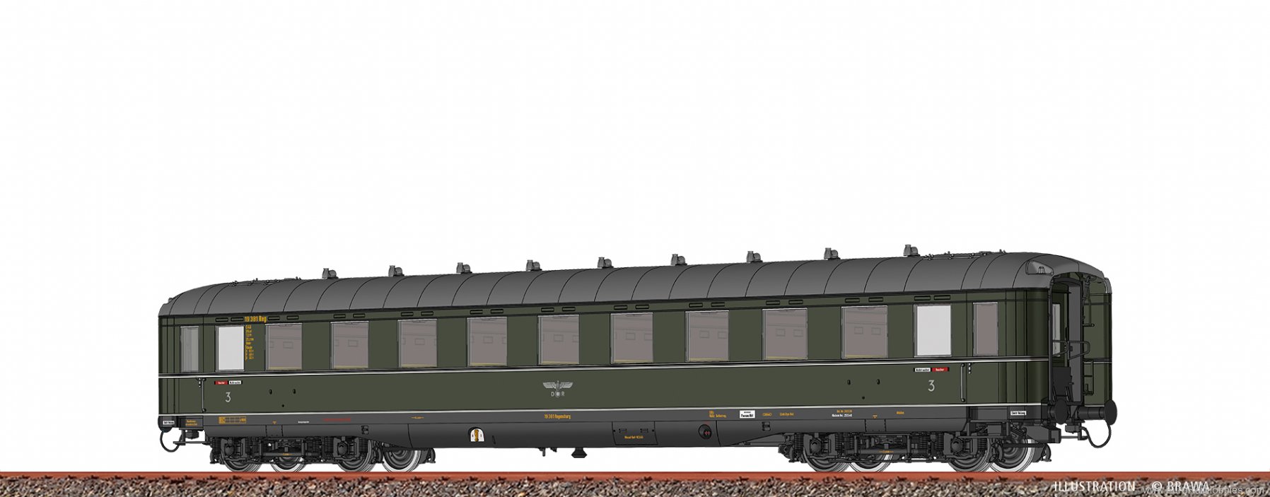 Brawa 51024 Passenger Coach C4i DRG