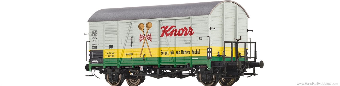 Brawa 51135 BRAWA DB Covered Freight Car Gms30 âKnor