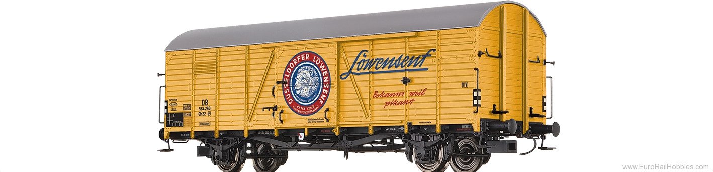 Brawa 51177 BRAWA DB Covered Freight Car Glr22 'LÃ¶wens