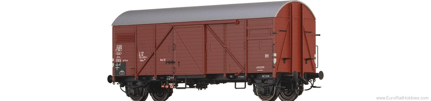 Brawa 51193 BRAWA DB Covered Freight Car Glms201 