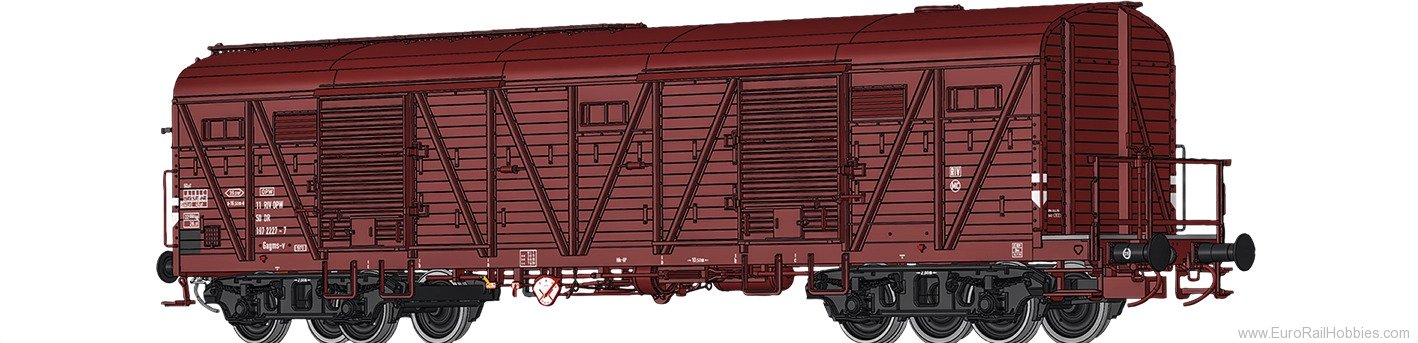 Brawa 51271 BRAWA DR Covered Freight Car Gagms-v