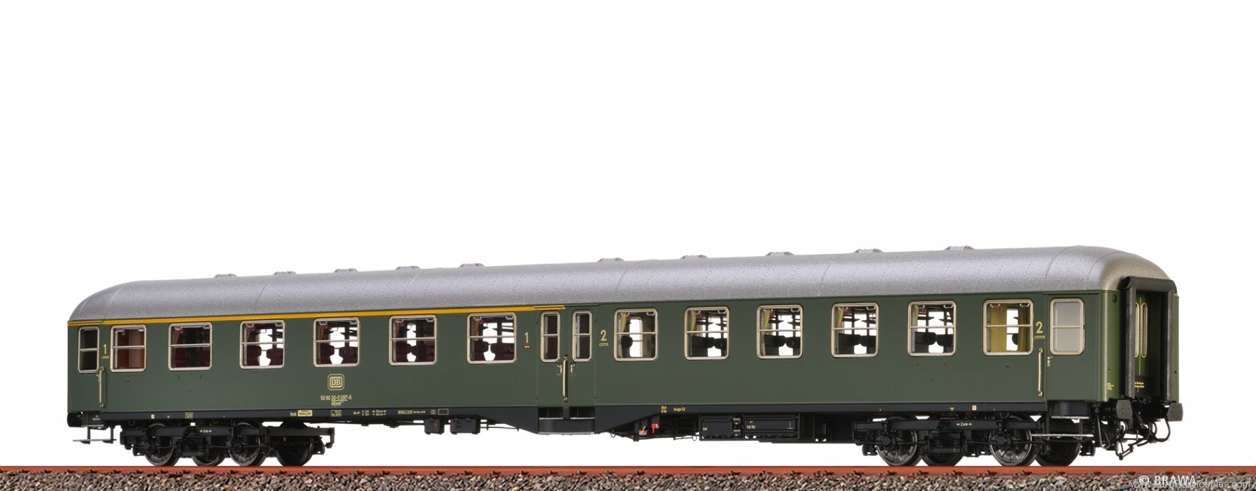 Brawa 58016 Passenger Coach ABymb 411 DB (DC Analog Versi