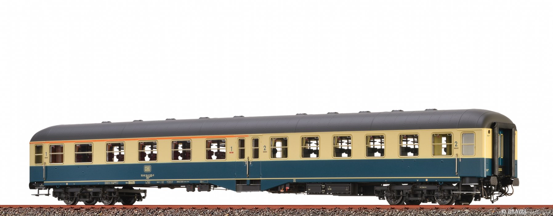 Brawa 58020 Passenger Coach AByl 411 DB (DC Analog Versio