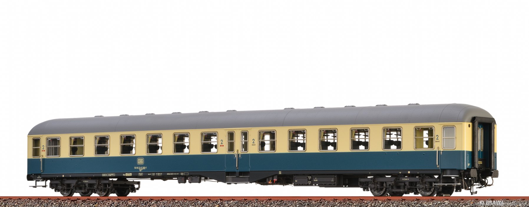 Brawa 58022 Passenger Coach Byl 422 DB (DC Analog Version