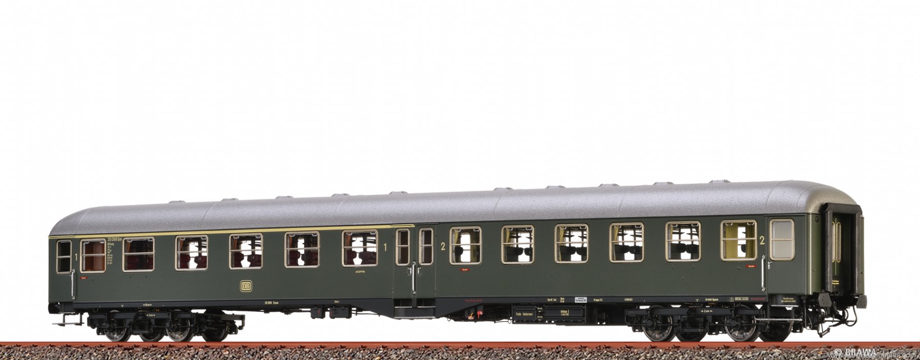 Brawa 58024 Passenger Coach ABymgf-51 der DB (Marklin AC 