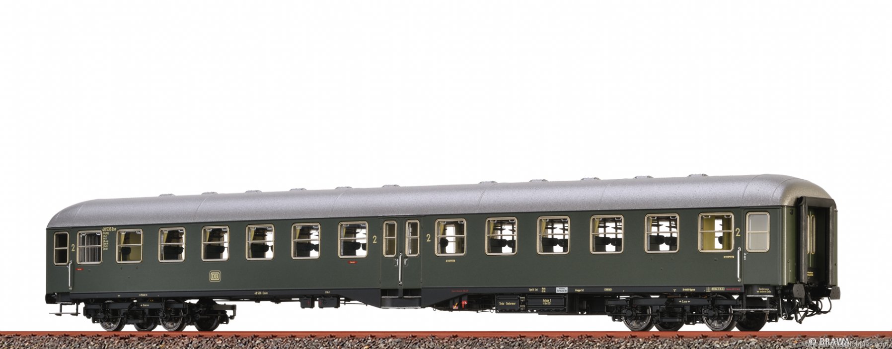 Brawa 58025 Passenger Coach Bymgf-51 der DB (Marklin AC w