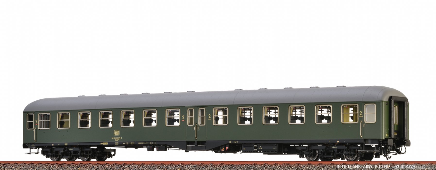 Brawa 58033 Passenger Coach Byl 422 DB (Marklin AC w/LED)